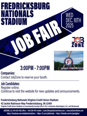 Fredericksburg Job Fair - Dec 10 2025