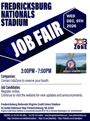 Fredericksburg Job Fair - Dec 9th, 2026