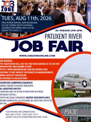 Patuxent River Job Fair - AUG2026
