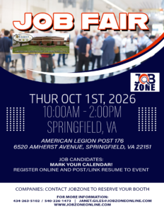 JOBZONE SPRINGFIELD OCT26