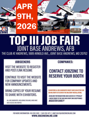 Andrews AFB Job Fair - April 9th, 2026